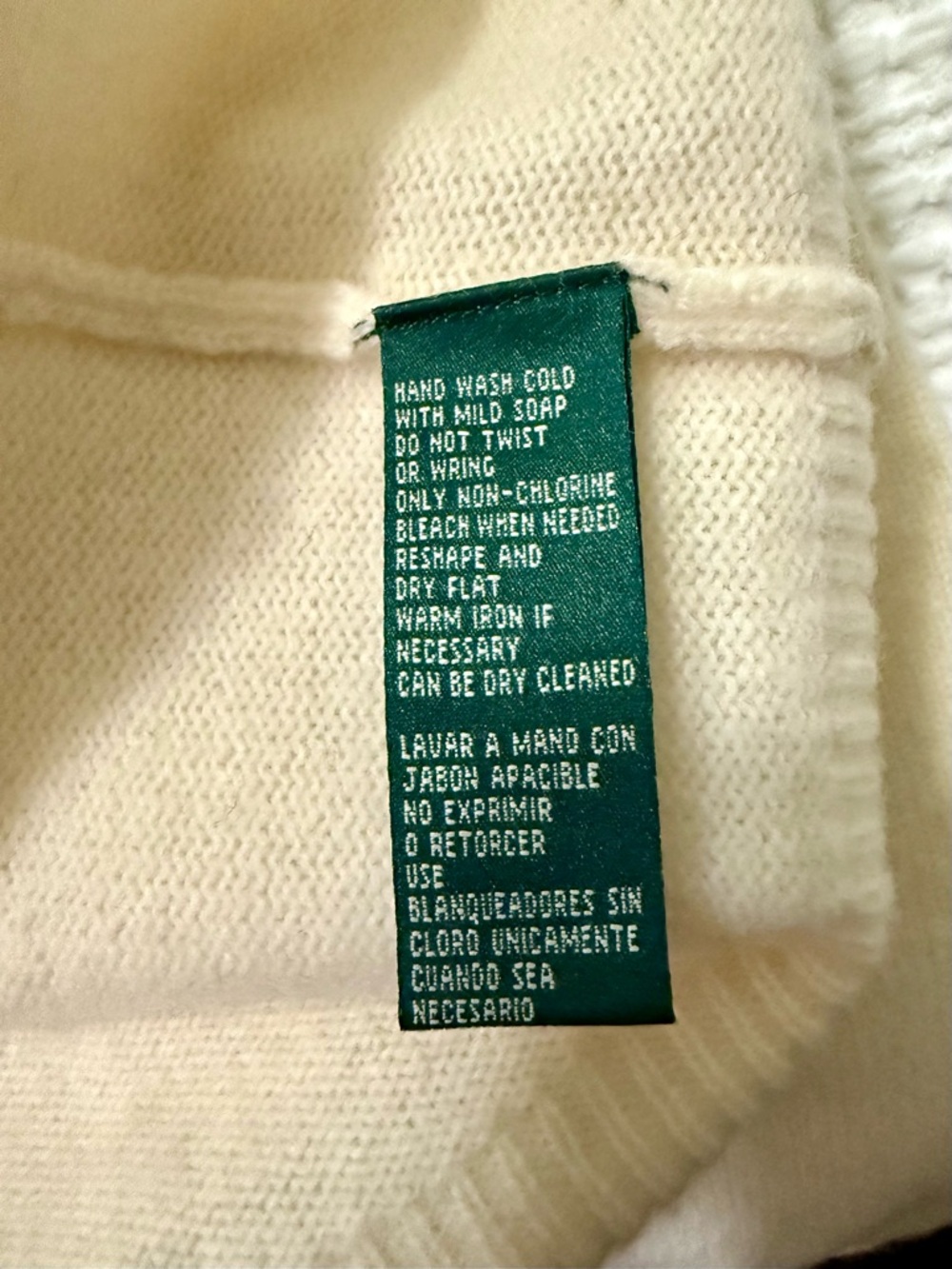 Lauren Ralph Lauren Wool Ski Mock Neck Sweater 3X - Picture 8 of 10